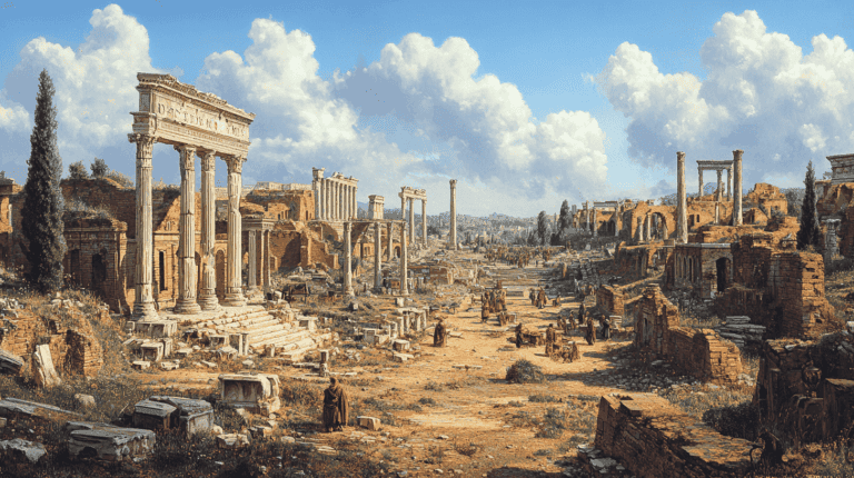 The decline of trade and urban centres following the fall of Rome