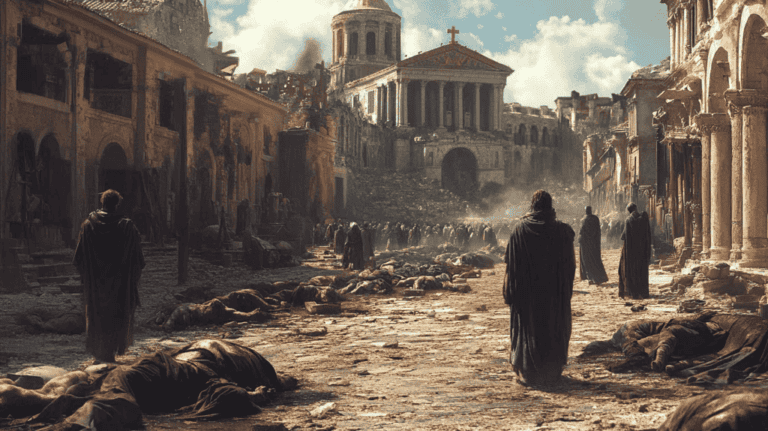 How the Fall of the Roman Empire lead to the Dark Ages