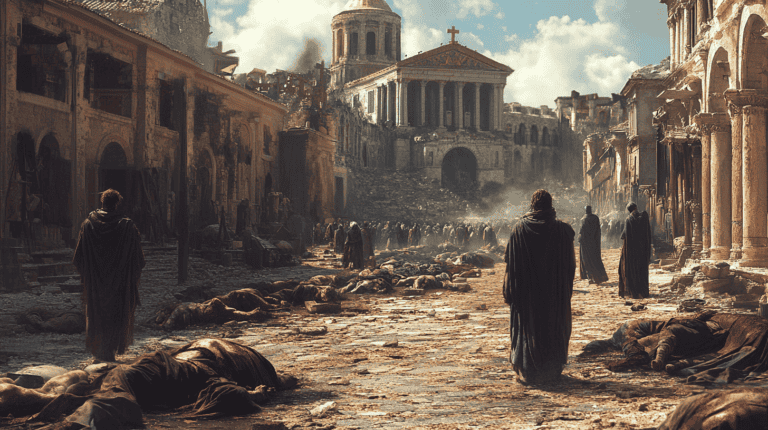Plague Colmn Rome The Decline Of Trade And Urban Centres Following The Fall Of Rome