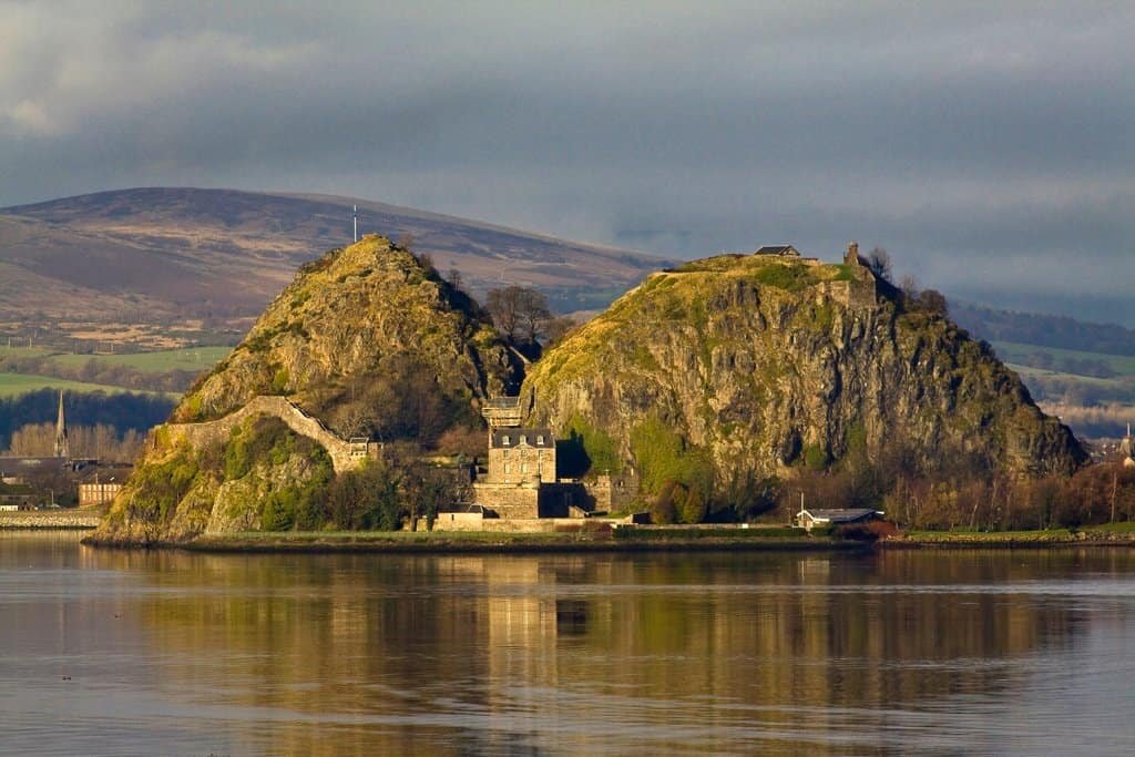 Dumbarton Rock today: still a natural defensive position